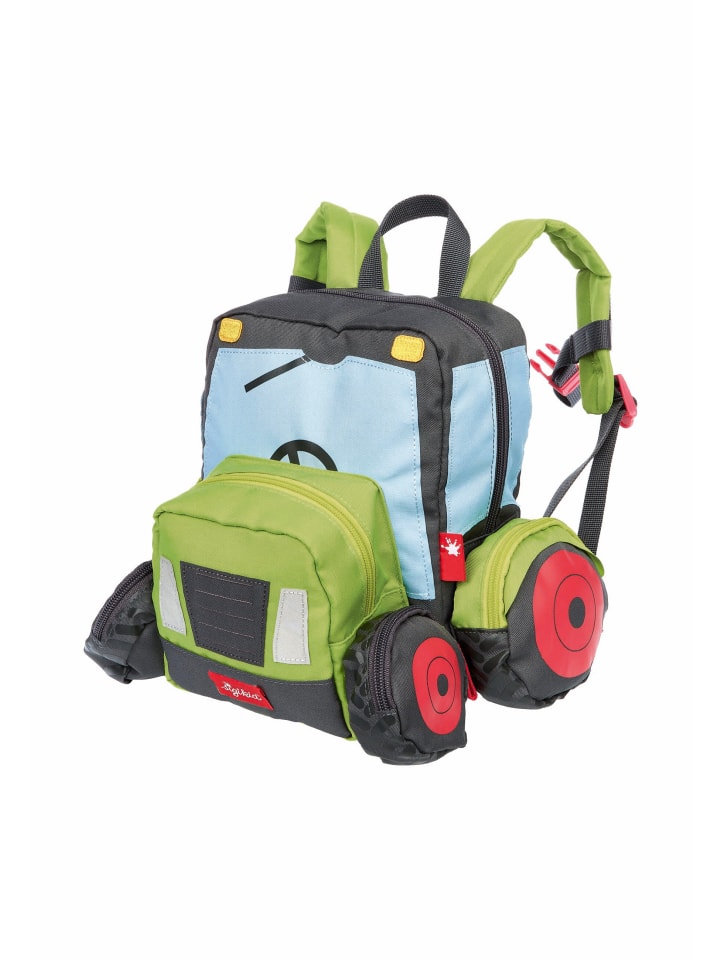 Sigikid Rucksack Fahrzeuge in grün günstig kaufen onesize