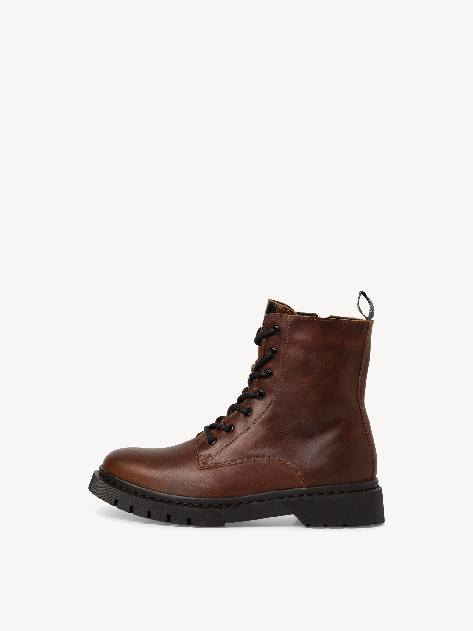 Bottine en cuir - marron doublure chaude