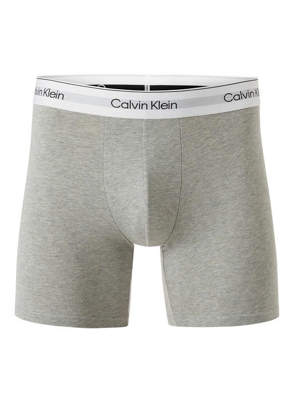 Calvin Klein Underwear, Trunks, Baumwoll-Stretch, weiß-schwarz-grau