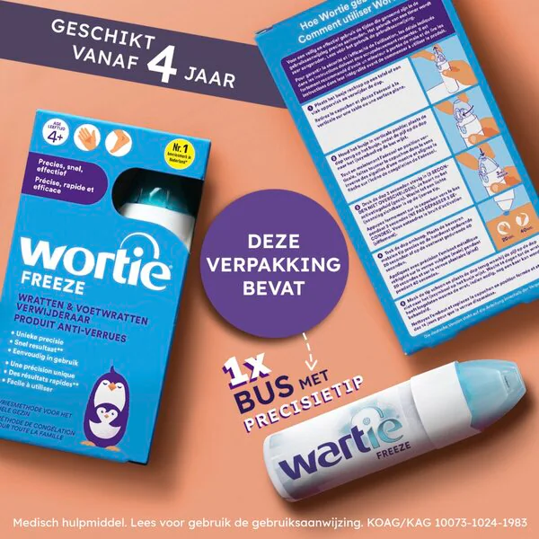 Wortie fagyasztó szemölcs eltávolító orvostechnikai eszköz - 50ml