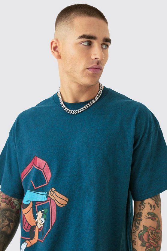 Oversize T-Shirt mit lizenziertem Disney Goofy Print