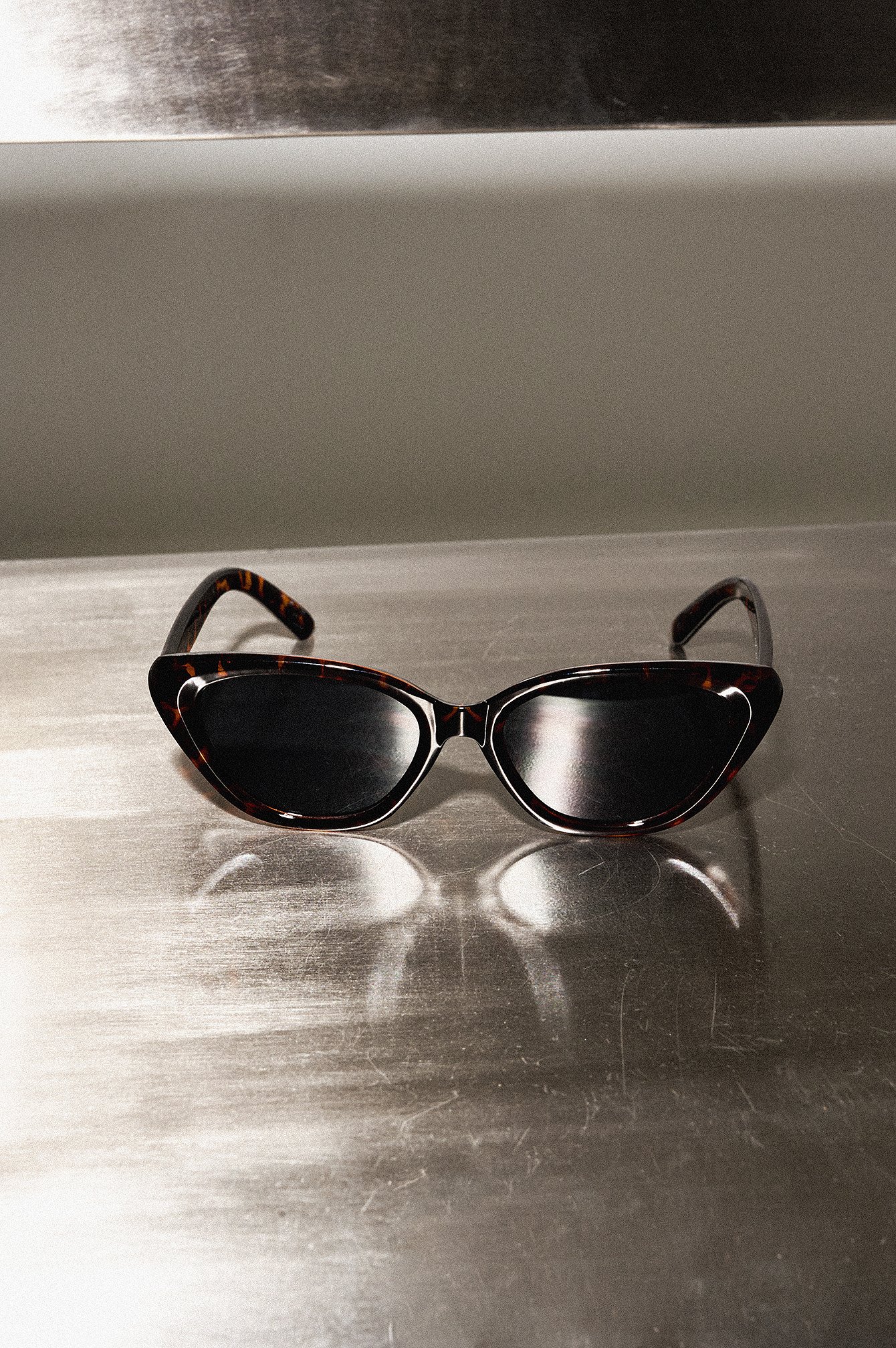 Eckige Cateye-Sonnenbrille