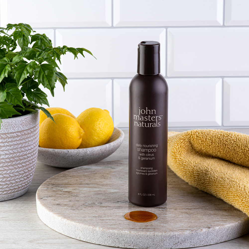 john masters organics Shampoing nourrissant quotidien agrumes& géranium Shampoing