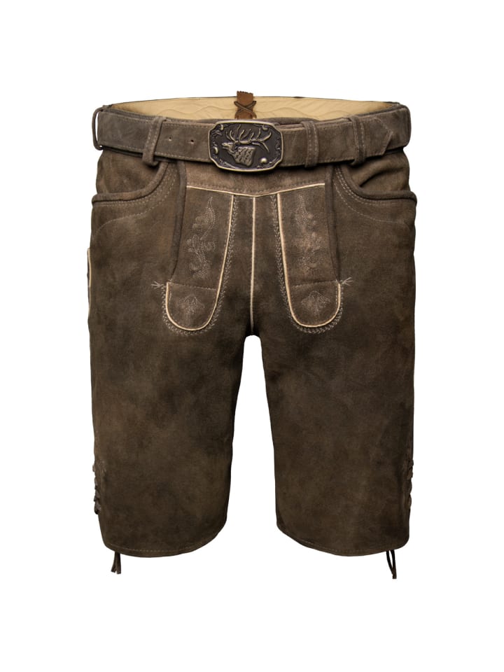 Spieth & Wensky Lederhose Ruprecht in braun günstig kaufen