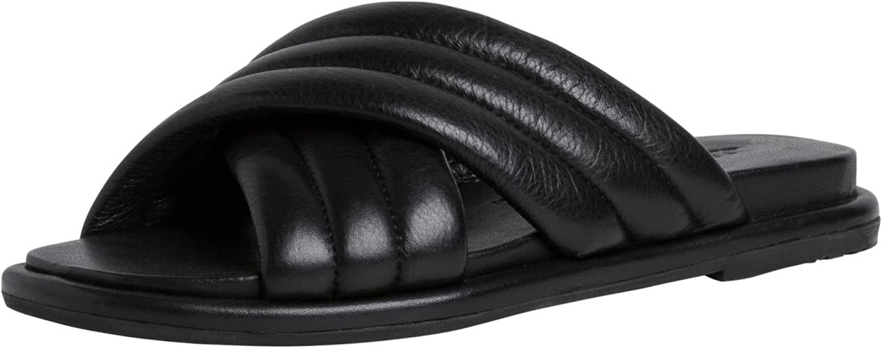 TAMARIS Pantoletten schwarz Komfort Pantolette, Schwarz