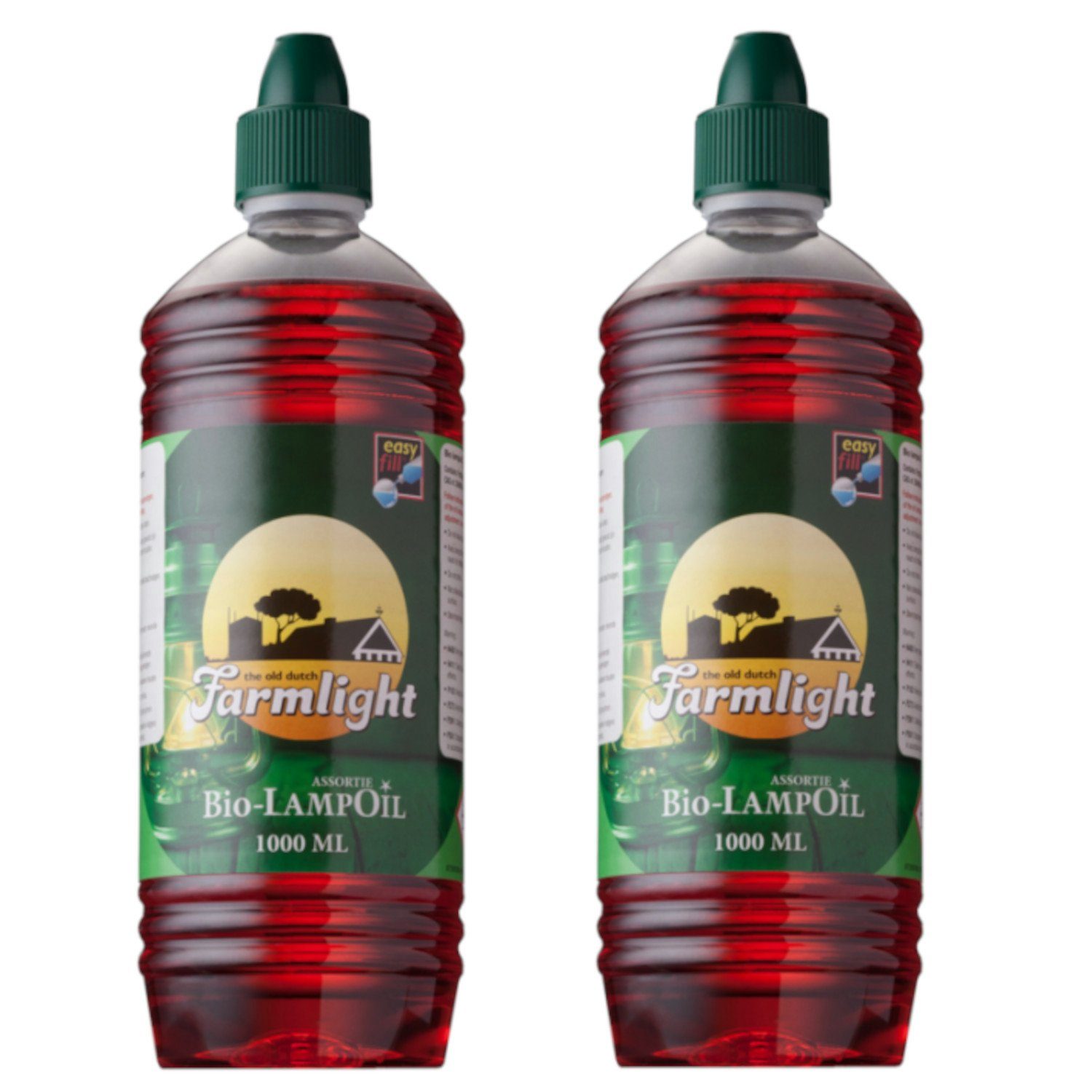 Moritz Lampenöl 2 Liter Bio Lampenöl rot, 1,4 kg, für Bambusfackeln, Gartenfackeln, Öllampen Outdoor Zubehör