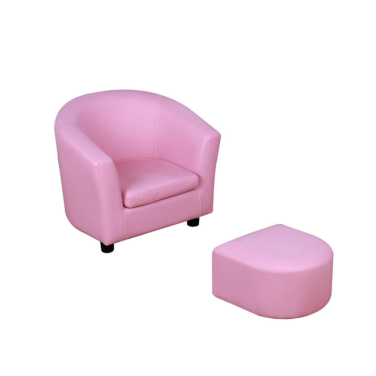 Kindersessel mit Fußhocker