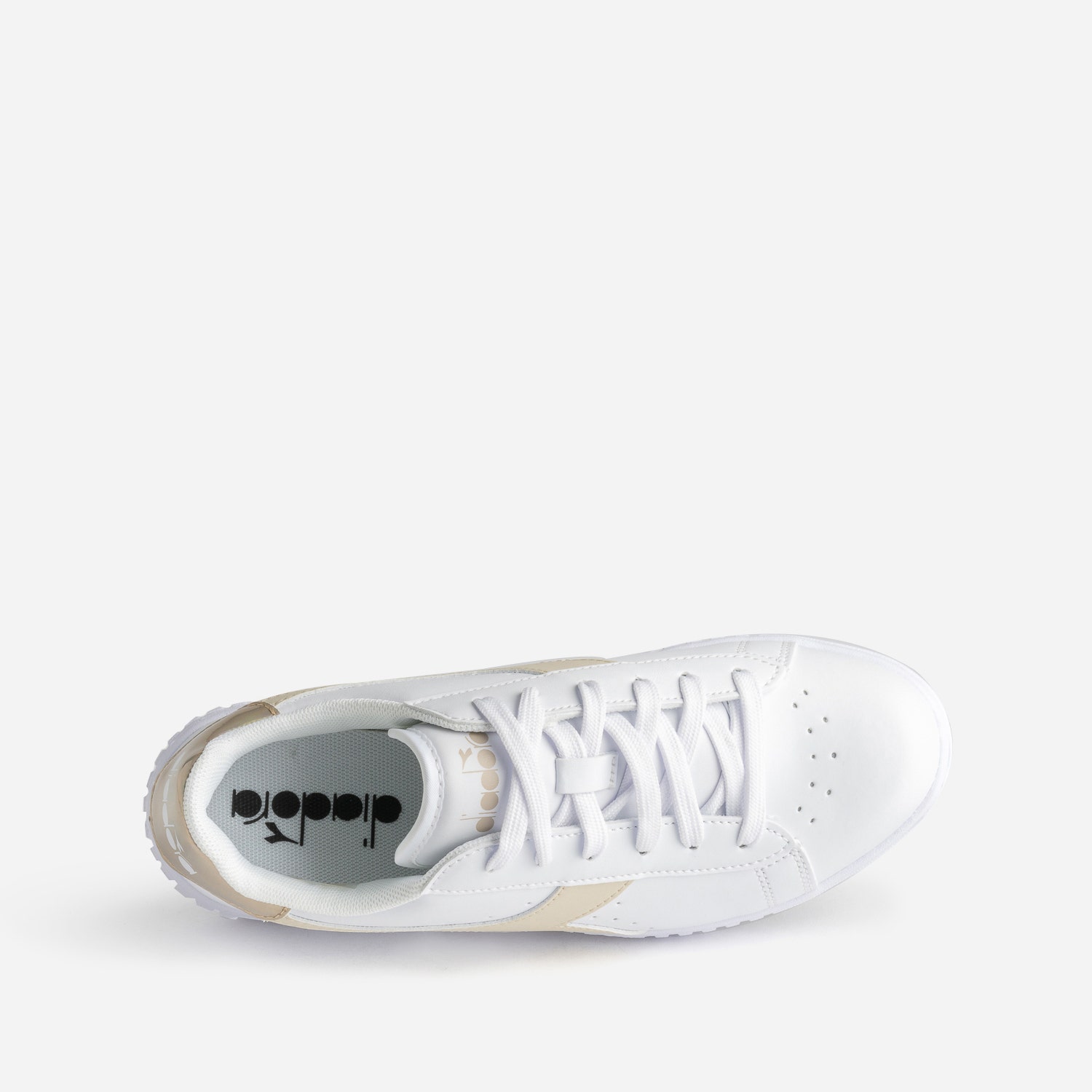 Tennis DIADORA blanche et beige
