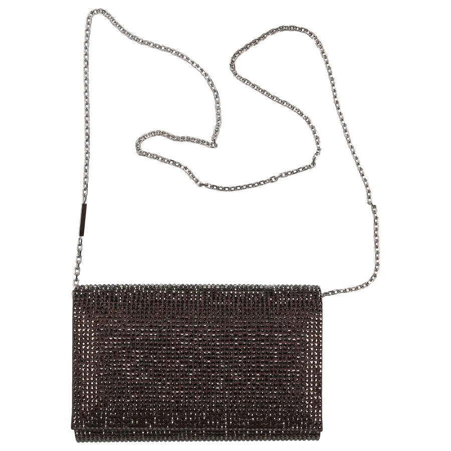 Rene Caovilla - Clutch AIDA Strass - braun