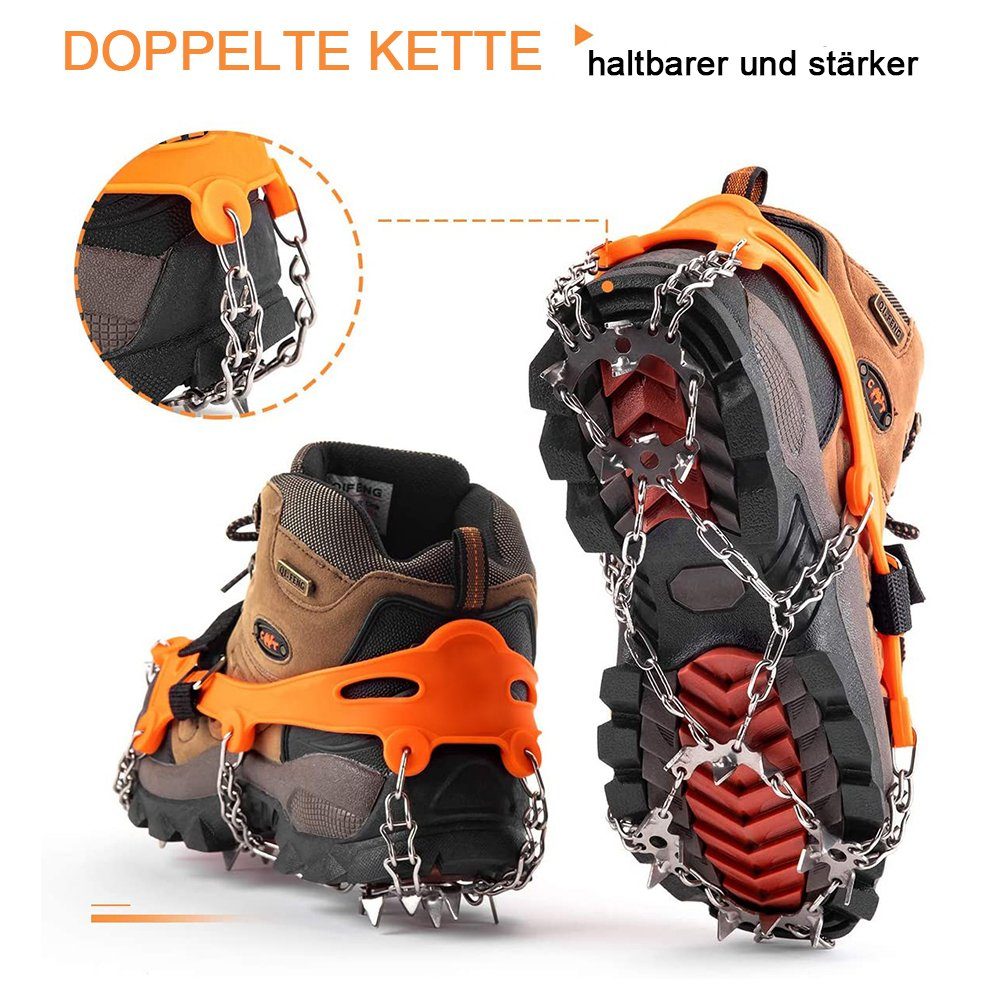 Jormftte Ice Klampen,Schuhkrallen,Anti Rutsch Kletterschuh