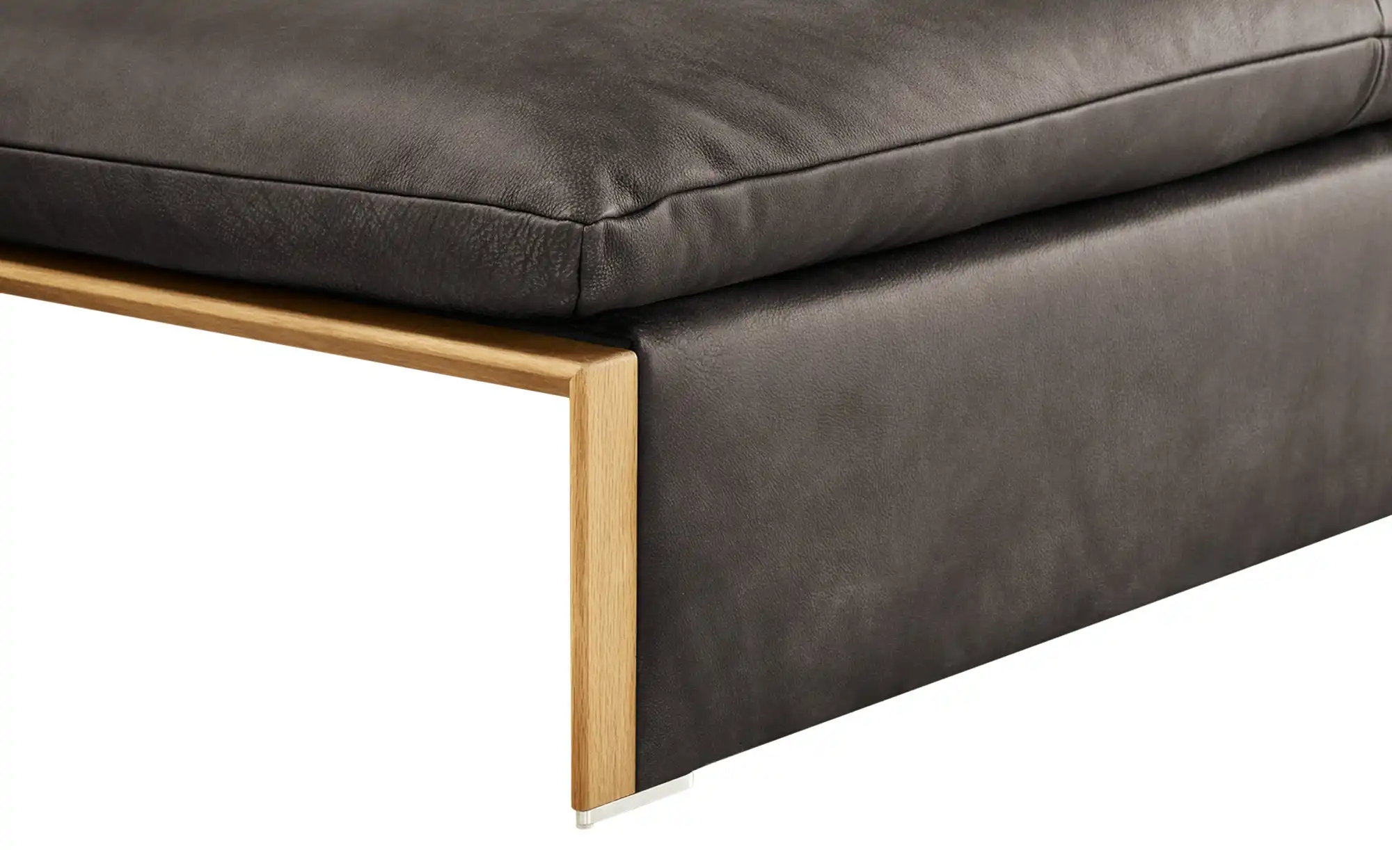 KOINOR Leder-Ecksofa mit Massivholzrahmen aus Wildeiche Humfrey