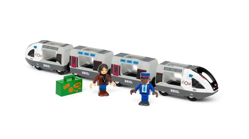 BRIO Bahn - 36087 Trains of the World TGV Hochgeschwindigkeitszug, Spielzeuglok