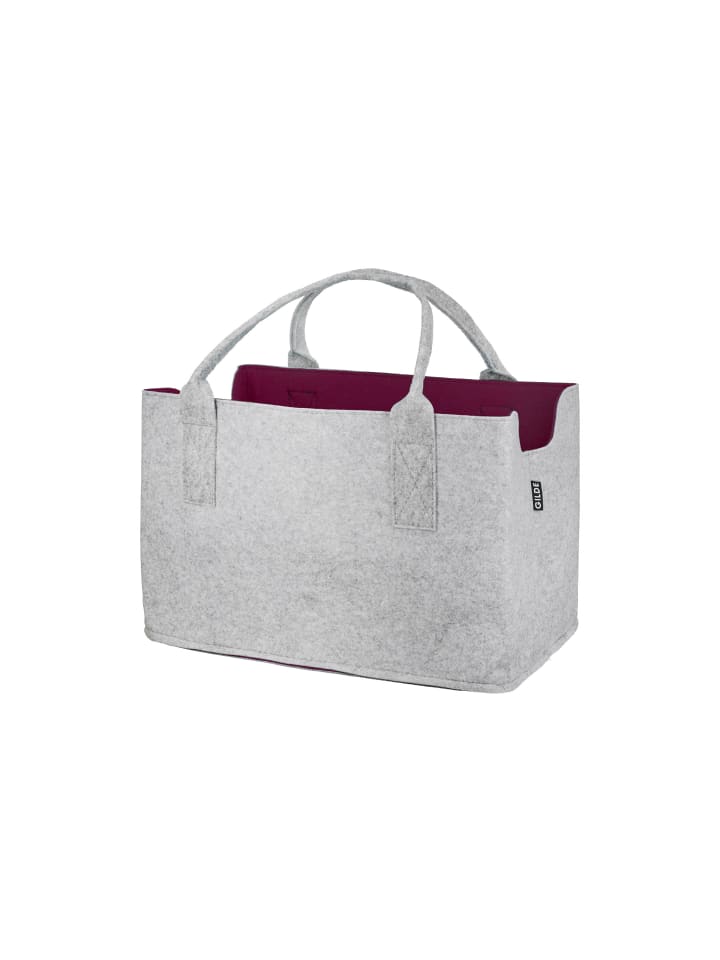 GMD Living Filztasche COLORFUL in Grau & Lila günstig kaufen onesize