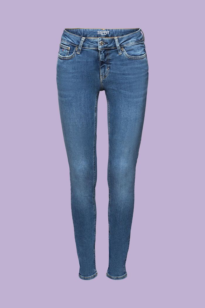 Skinny Jeans mit mittlerer Bundhöhe