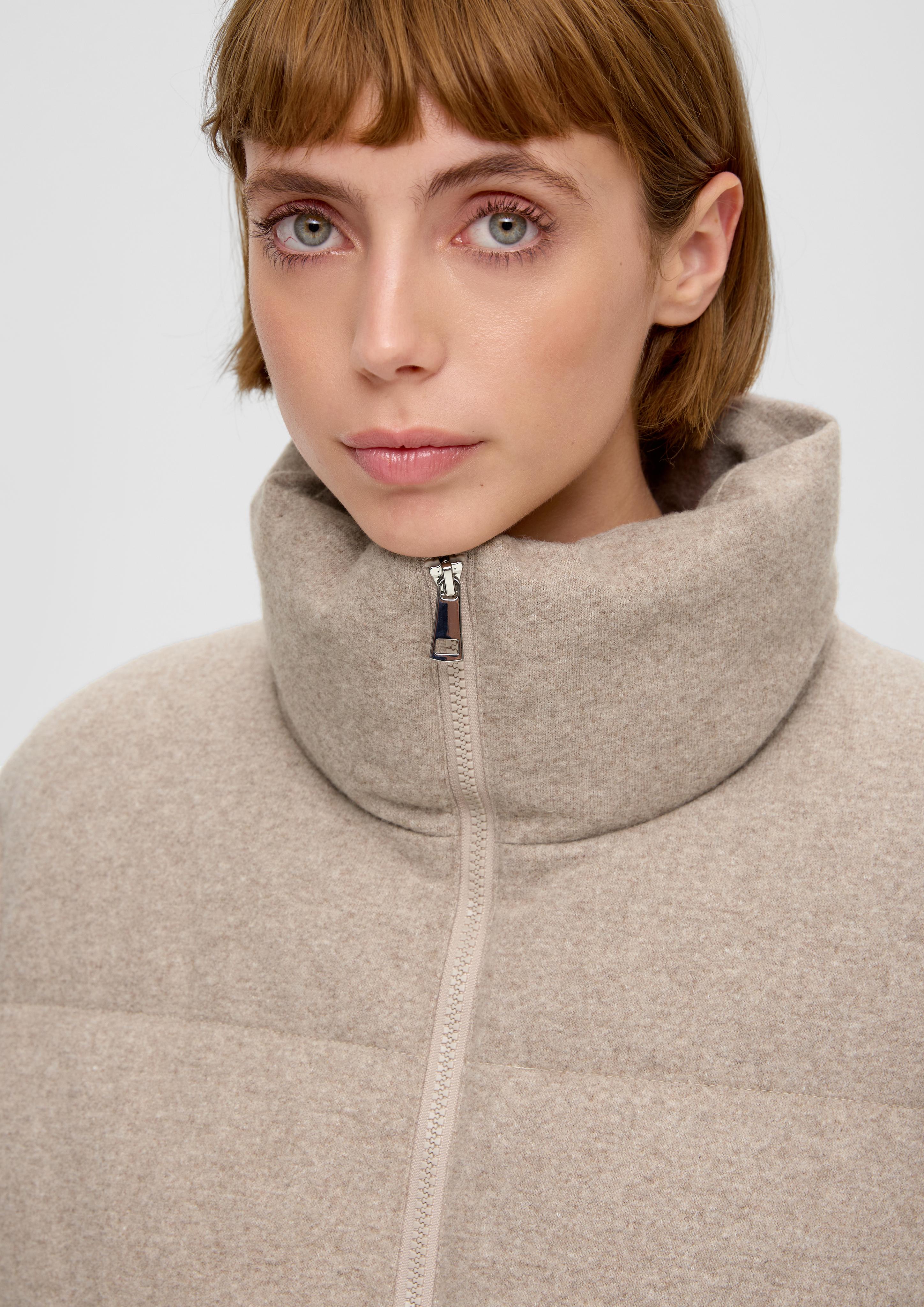 Steppjacke im Fabricmix  2133617-82W2