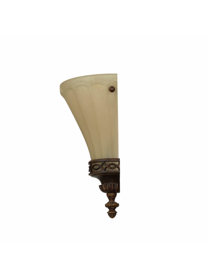 Licht-Erlebnisse Wandlampe in Walnuss Creme günstig kaufen onesize