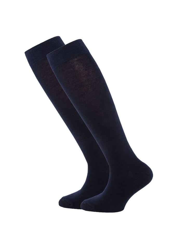 ewers 2er-Set Kniestrümpfe 2er Pack Uni in marine günstig kaufen