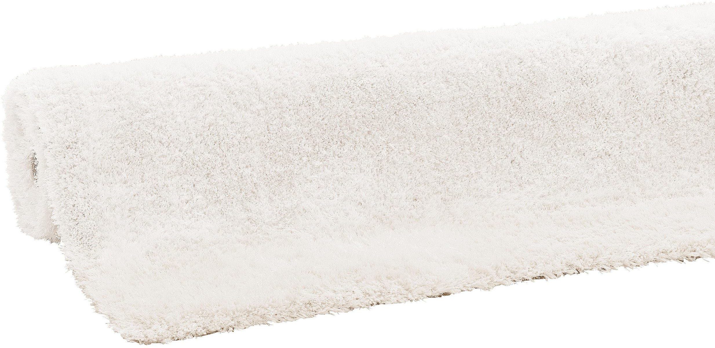 Hochflor-Teppich Deman, Home affaire, rechteckig, Höhe: 25 mm, Uni-Farben, Mikrofaser Teppiche, flauschig, Wohnzimmer, Schlafzimmer