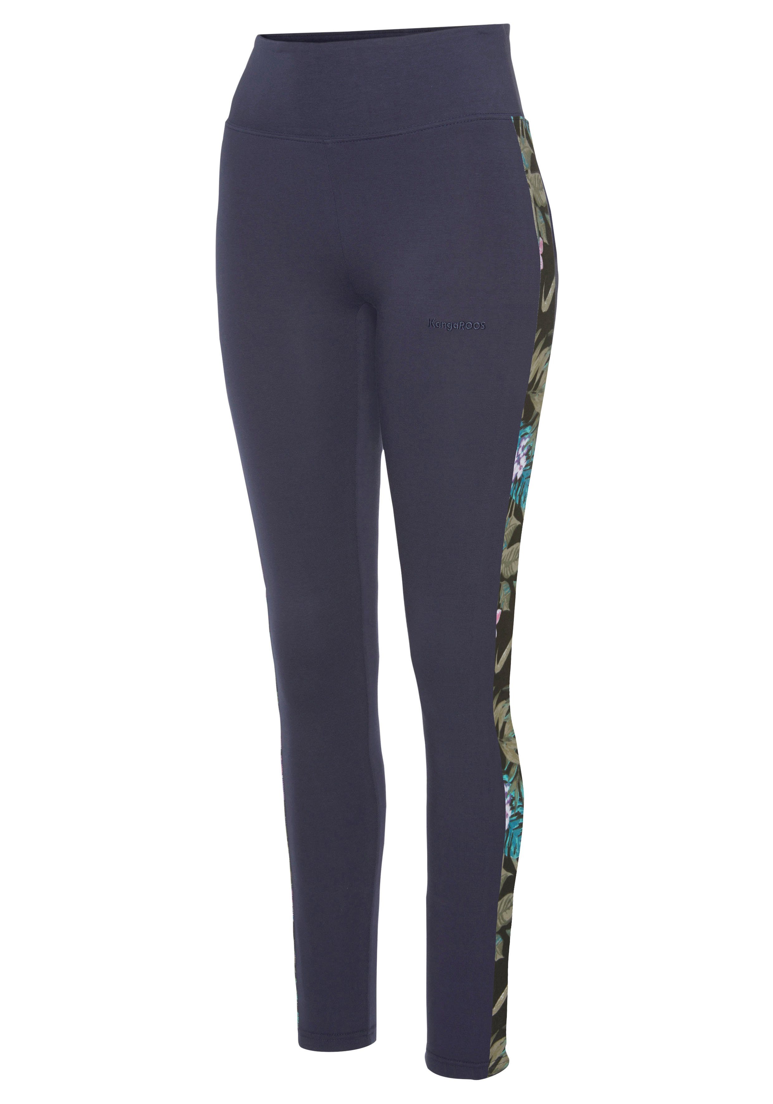 KangaROOS Leggings mit bedrucktem seitlichem Streifen