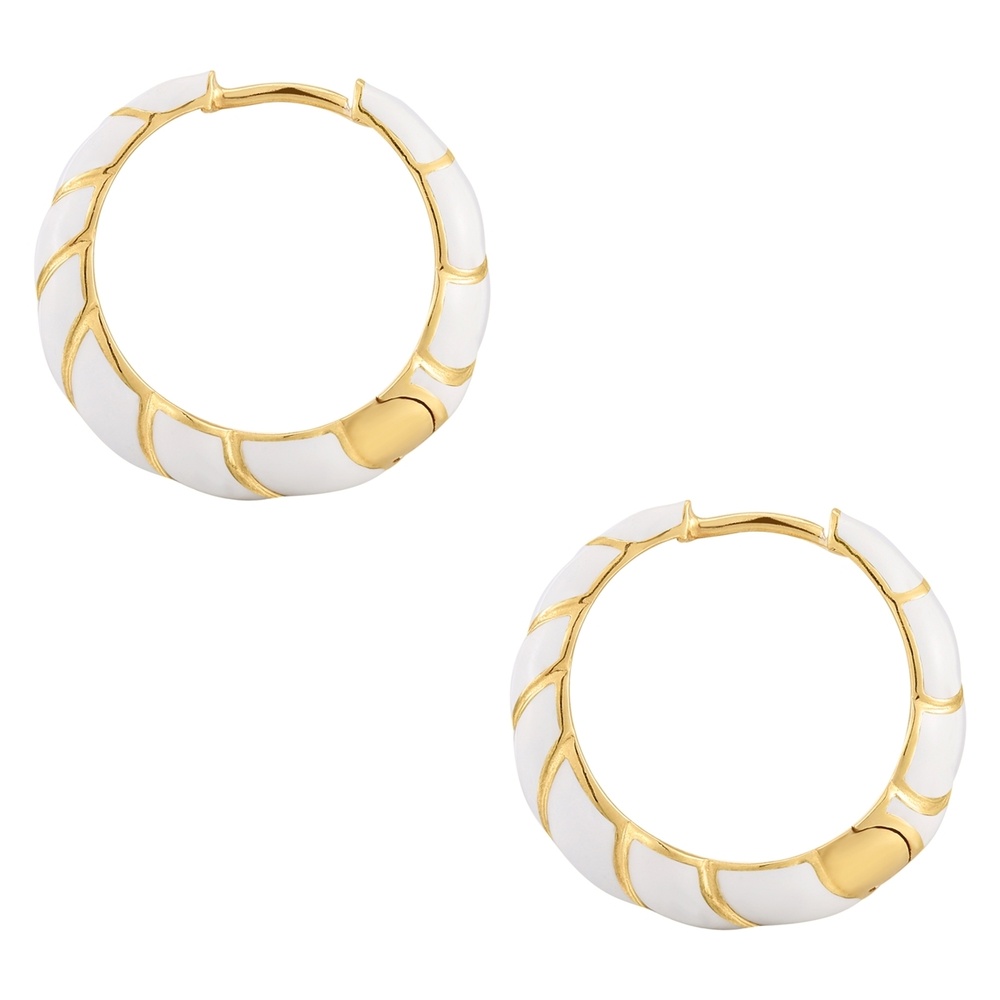 Glanzstücke München Boucles doreilles Argent sterling en Or jaune Boucles d'oreilles
