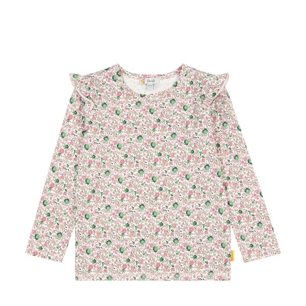 T-Shirt langarm, rosa für Mädchen