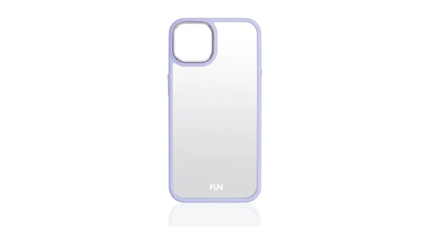 FUN CAMERA PROTECT COVER CLEAR Lilac für Apple iPhone 12/ 12 Pro