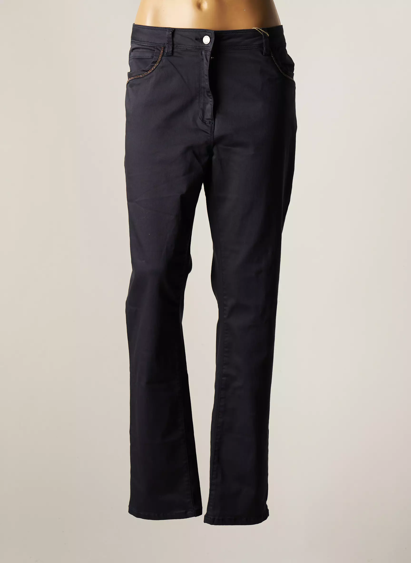 Diane Laury Pantalons Slim Femme couleur bleu