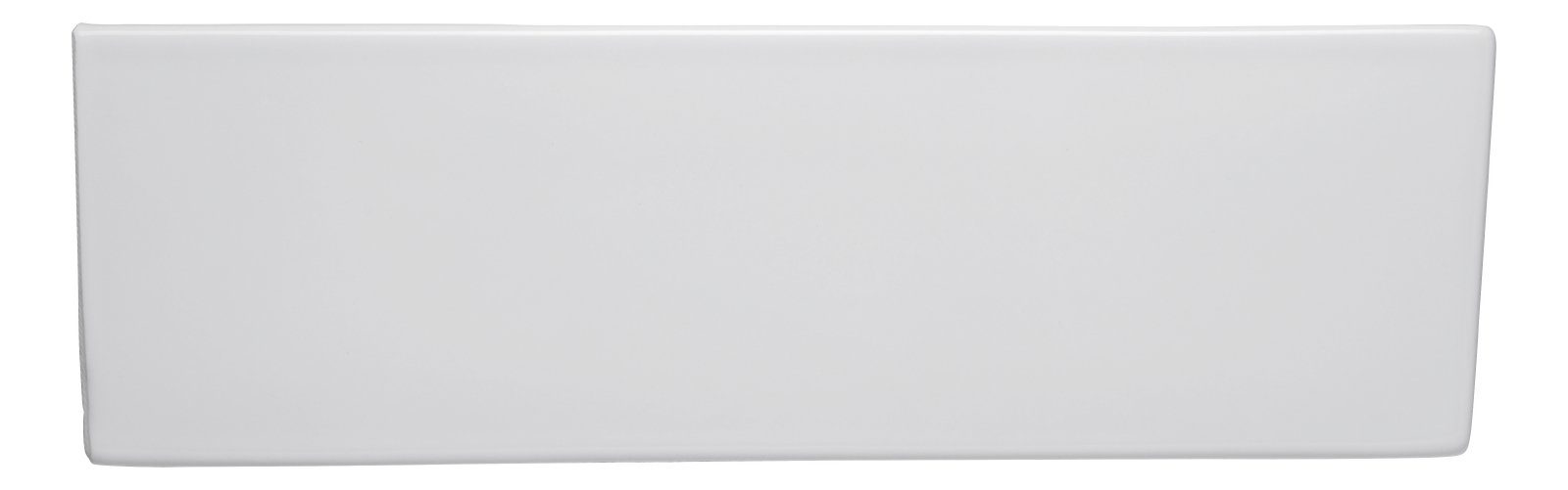 aquaSu Waschbecken Malea (Hänge-Waschtisch, 1-St), 50 cm, Keramik, Weiß, Überlauf, Hahnloch mittig, 562294