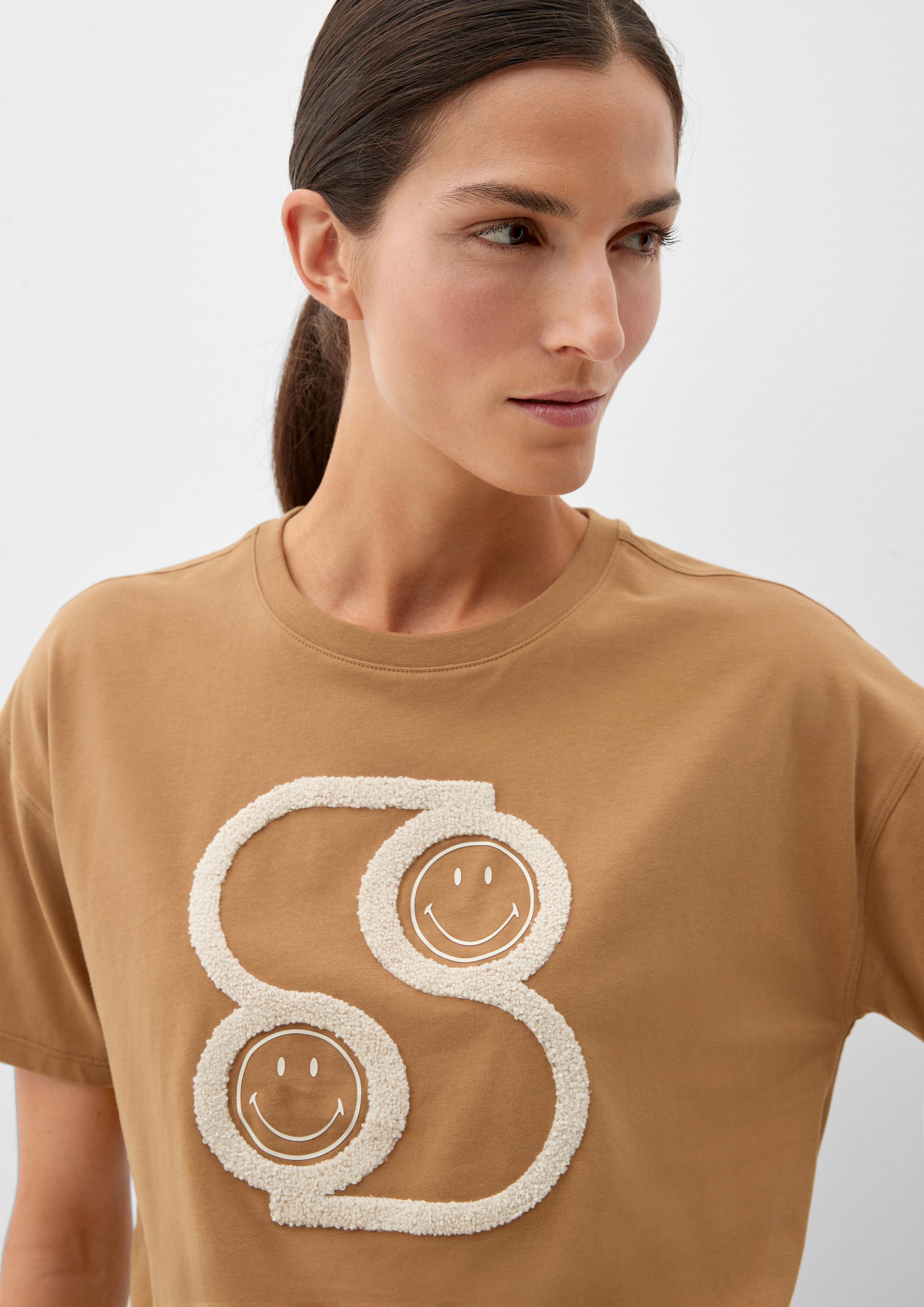 T-Shirt mit Smiley-Print  2121769-84D1