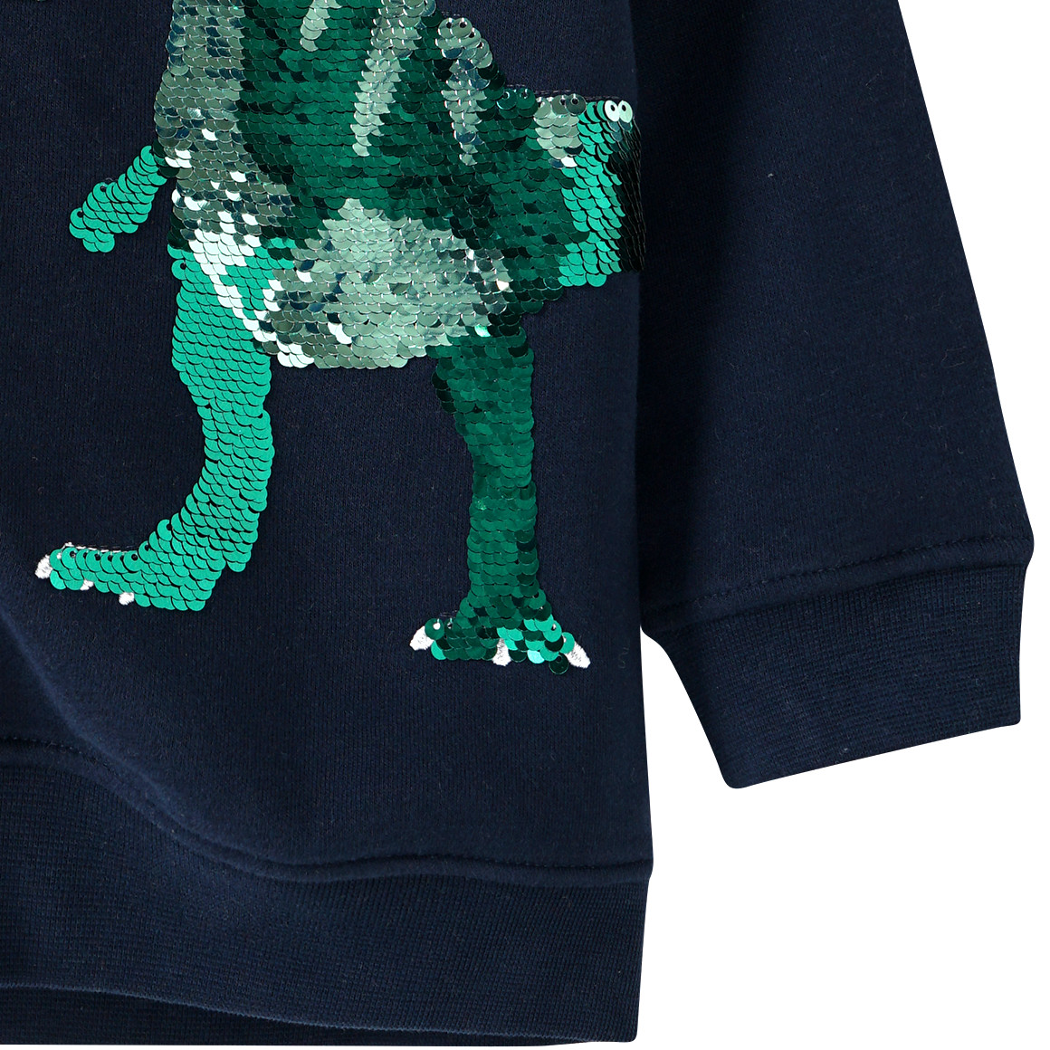 Jungen Sweatshirt mit Wendepailletten