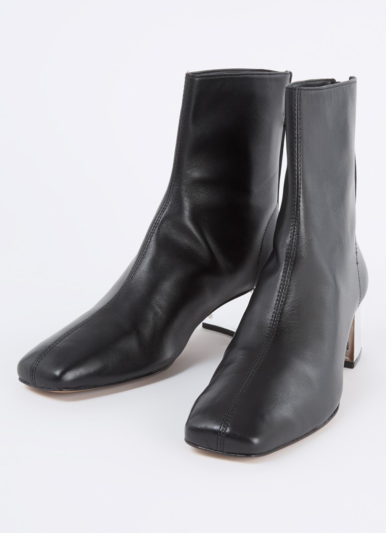 Maje Leather Ankle Boot