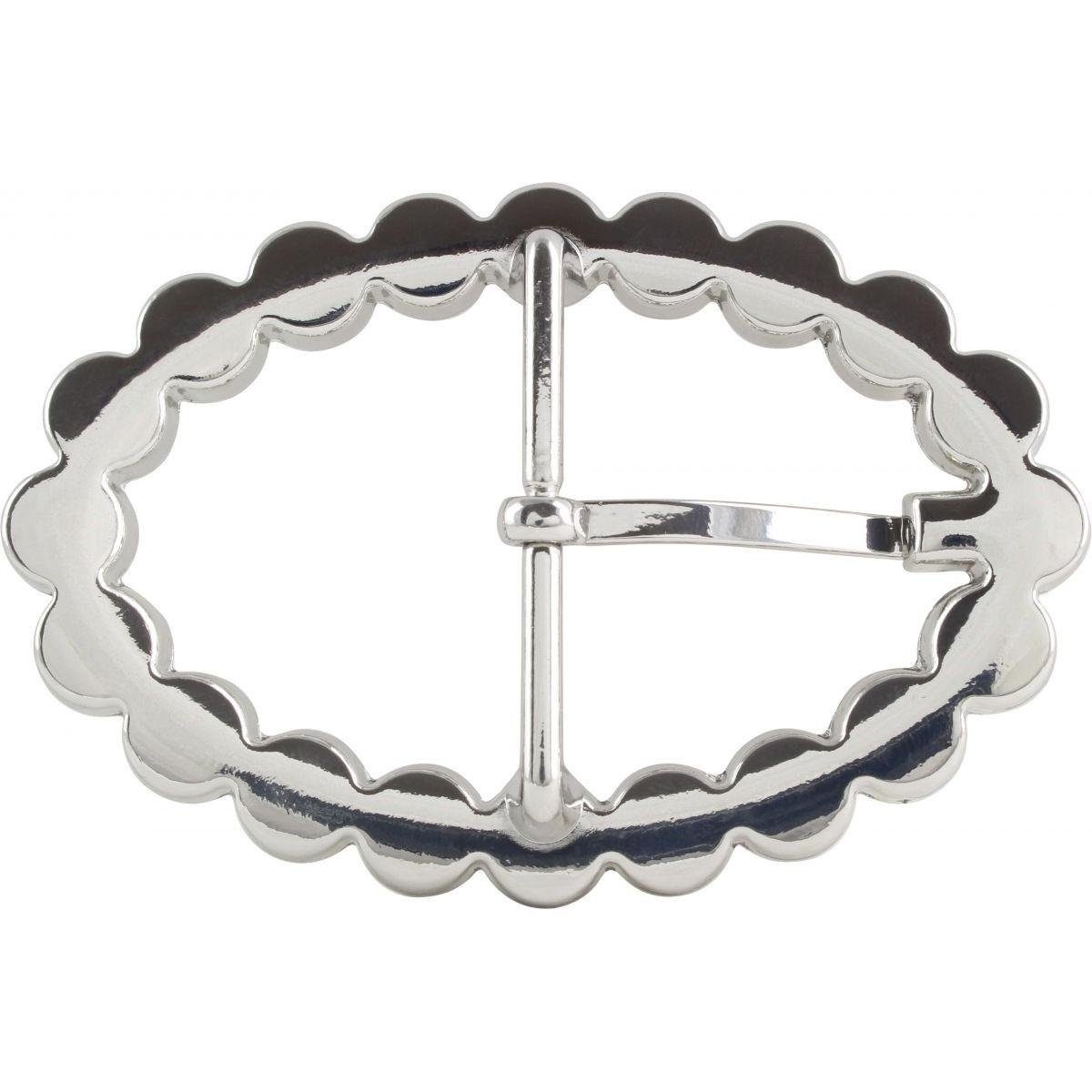 BELTINGER Gürtelschnalle Valence 4,0cm - Gürtelschließe 40mm - Dorn-Schließe mit Strass - Gürte