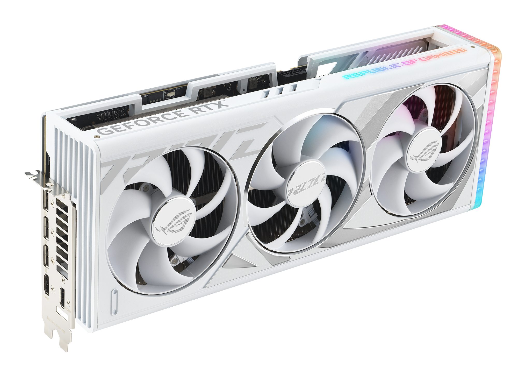 Asus ROG-STRIX-RTX4080-O16G-WHITE Grafikkarte (16 GB, GDDR6X)