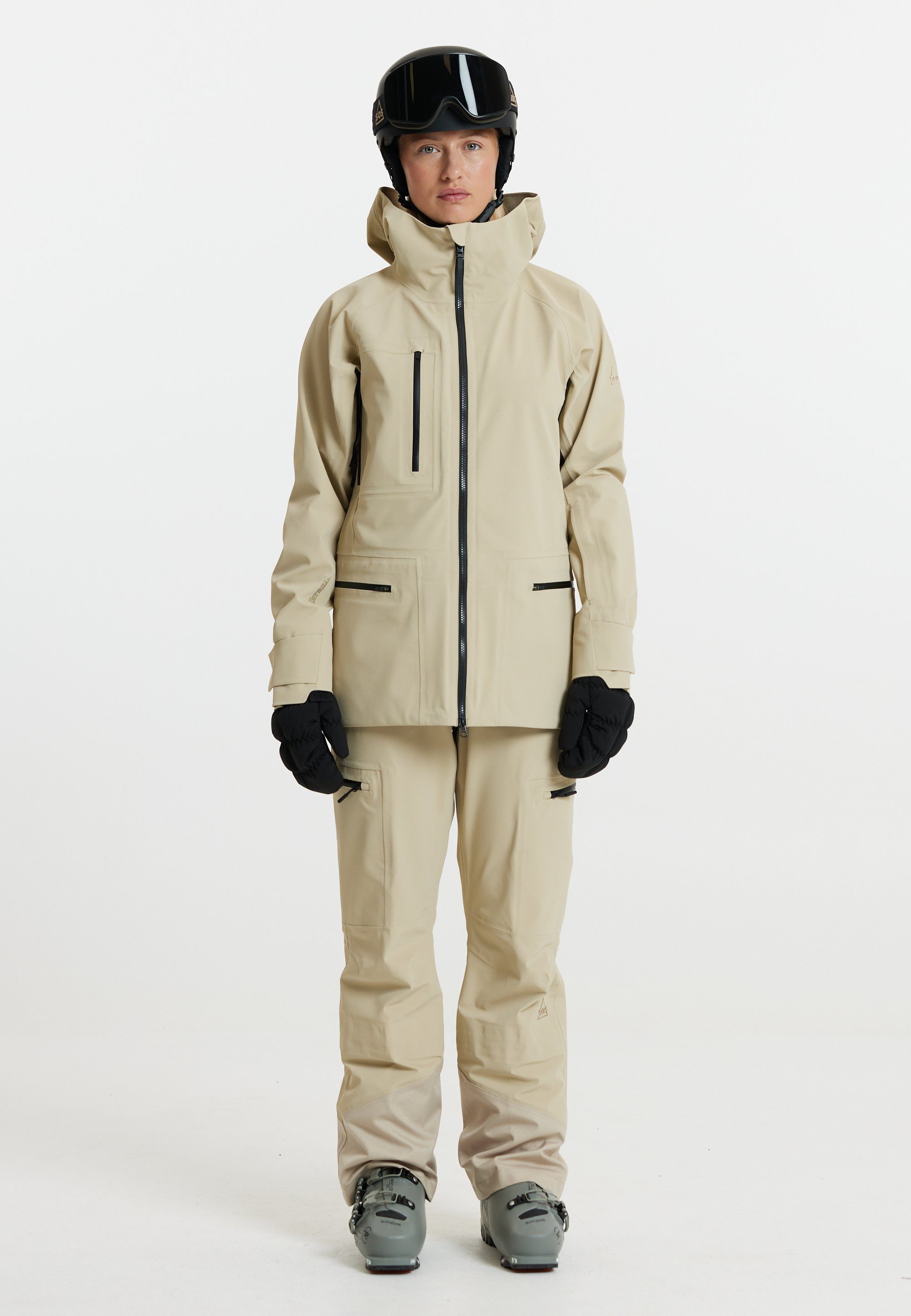 SOS Skijacke Lipno in wetterfester Qualität mit geradlinigem Design