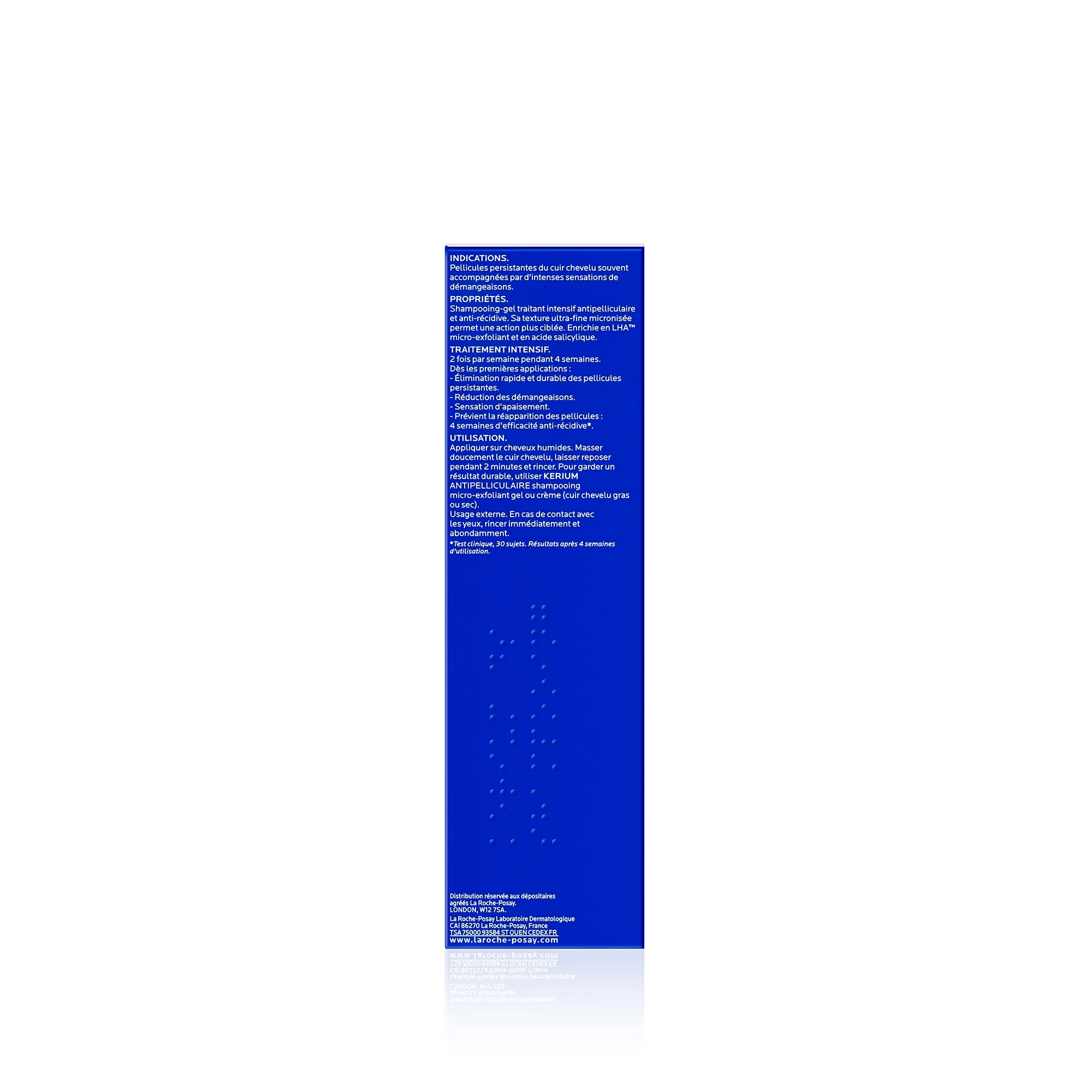 Kerium DS Intensives Mikro-Peeling-Shampoo mit LHA und Pirocton-Olamin – Anti-Schuppen-Shampoo