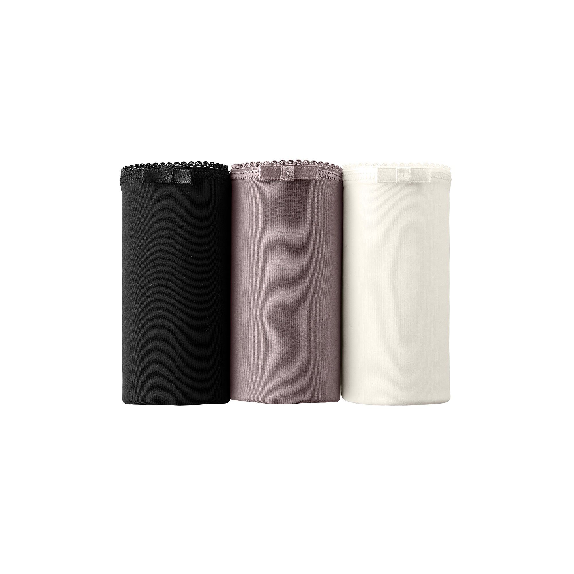 Culotte forme maxi microfibre dos dentelle stretch – lot de 3