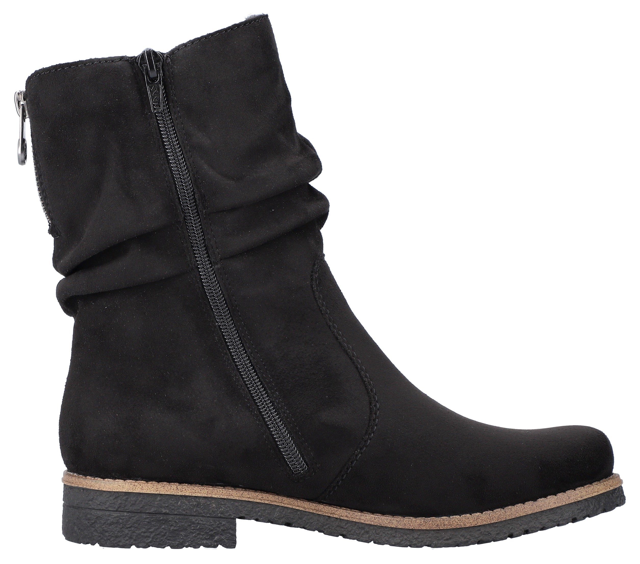 Rieker Winterstiefelette mit gerafftem Schaft