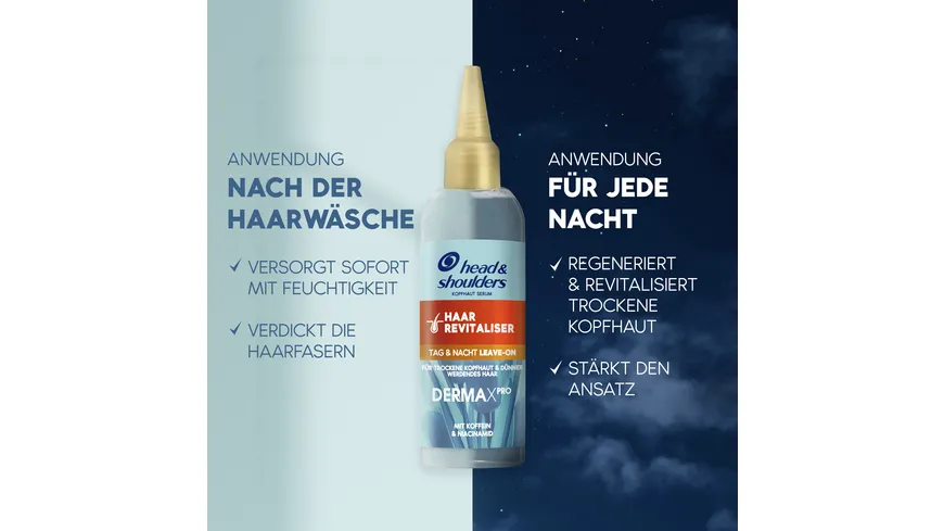 Head & Shoulders DERMAXPRO Haarkur/Balsam Leave-In Serum Revitalisierend 145 ml