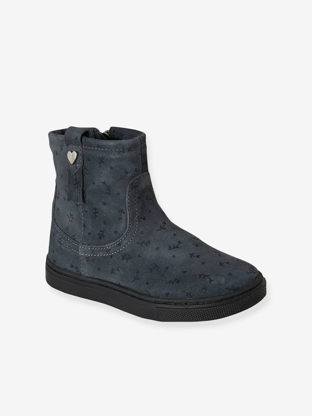 Boots en cuir fille collection maternelle orage