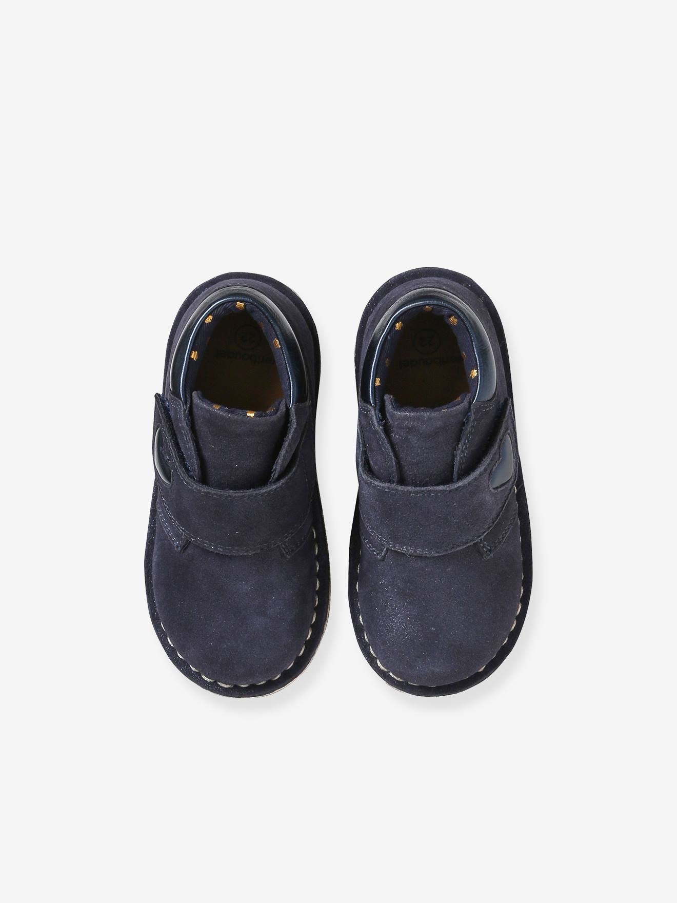 Vertbaudet Baby Klett-Boots - marine