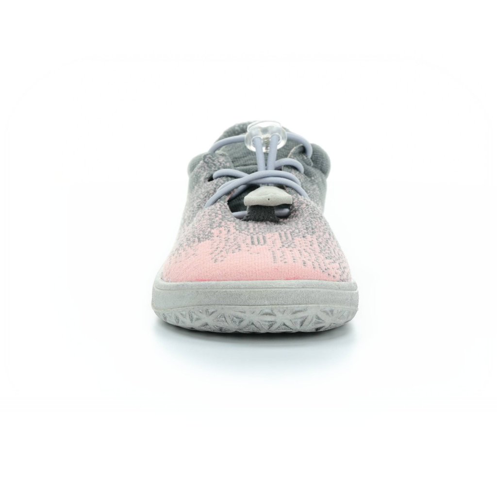 Jonap Knitt New rosa grau Barfuß-Sneakers