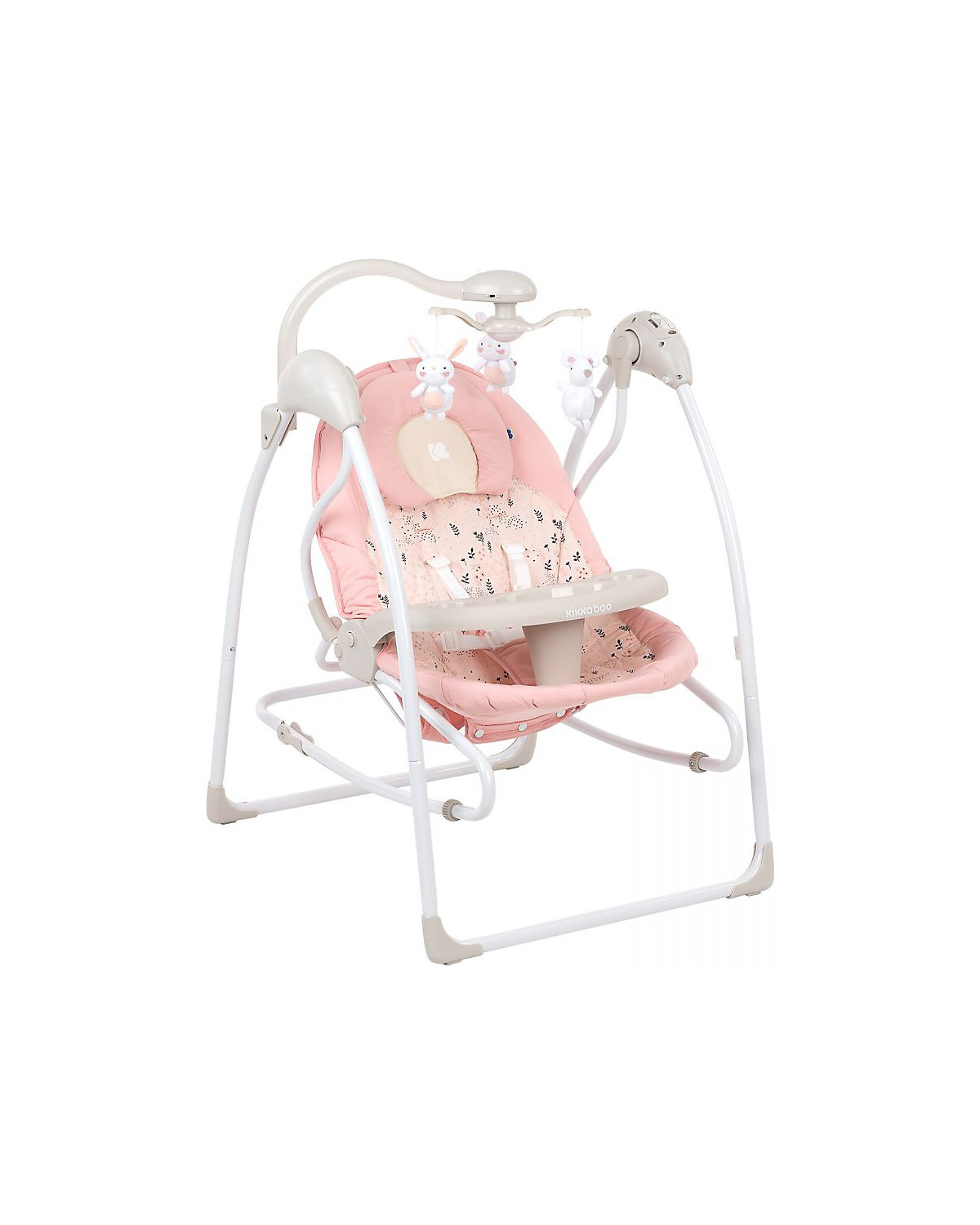 Babyschaukel Mia 2in1, Schaukelstuhl Musik verstellbare Rückenlehne Babywippen