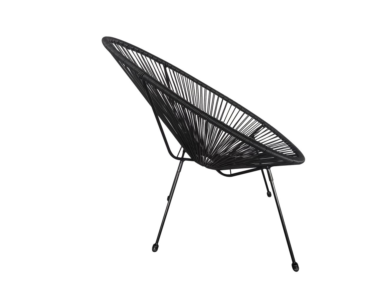 Happy Home Happy Home Bistro-Set 3 tlg. HGE53-SCH schwarz