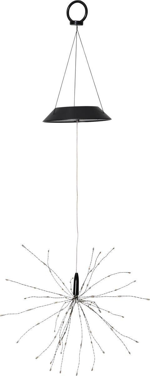 MARELIDA LED Solarleuchte LED Solar Gartendeko FEUERWERK 90 warmweiße LED 26cm Sensor hängend, LED Classic, warmweiß (2100K bis 3000K)