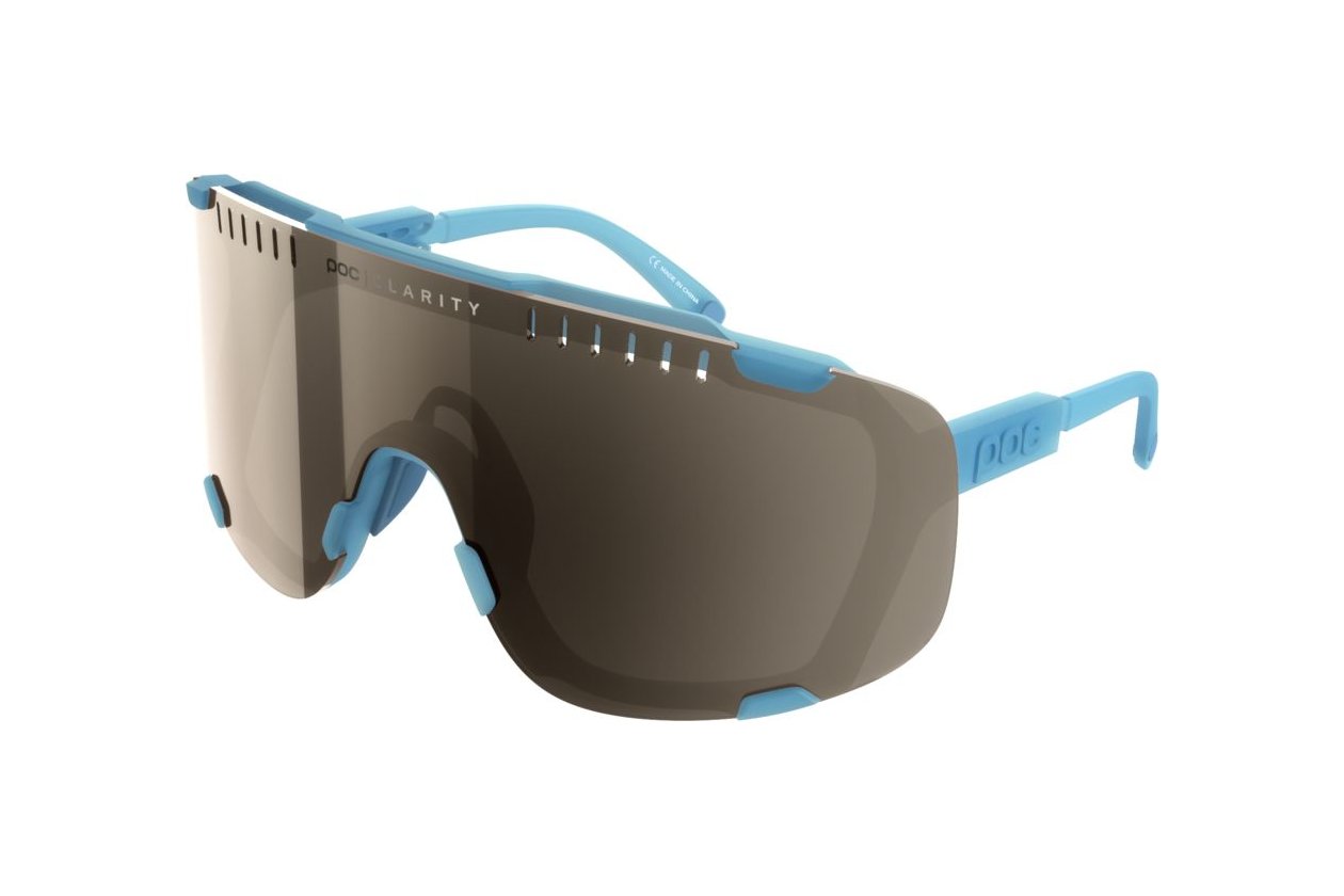 POC Devour Basalt Blue / Brown Silver Mirror Lens