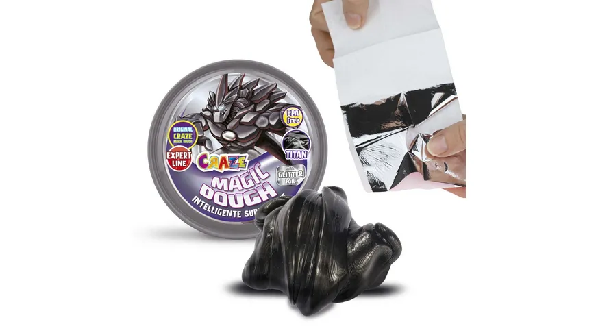 CRAZE - MAGIC DOUGH Dose mit 70gr intelligenter Superknete - Elements 70 g