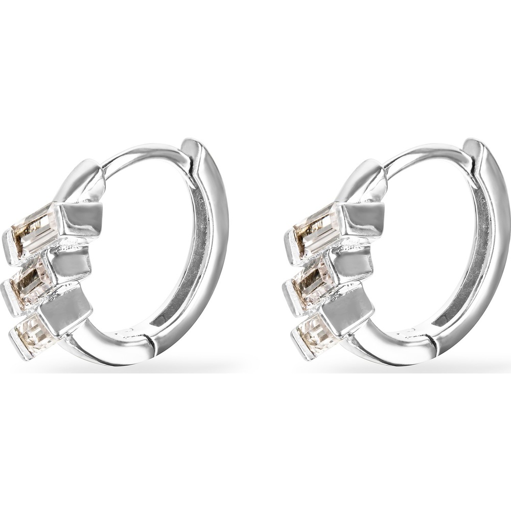FAVS Créoles 925 Argent Boucles d'oreilles