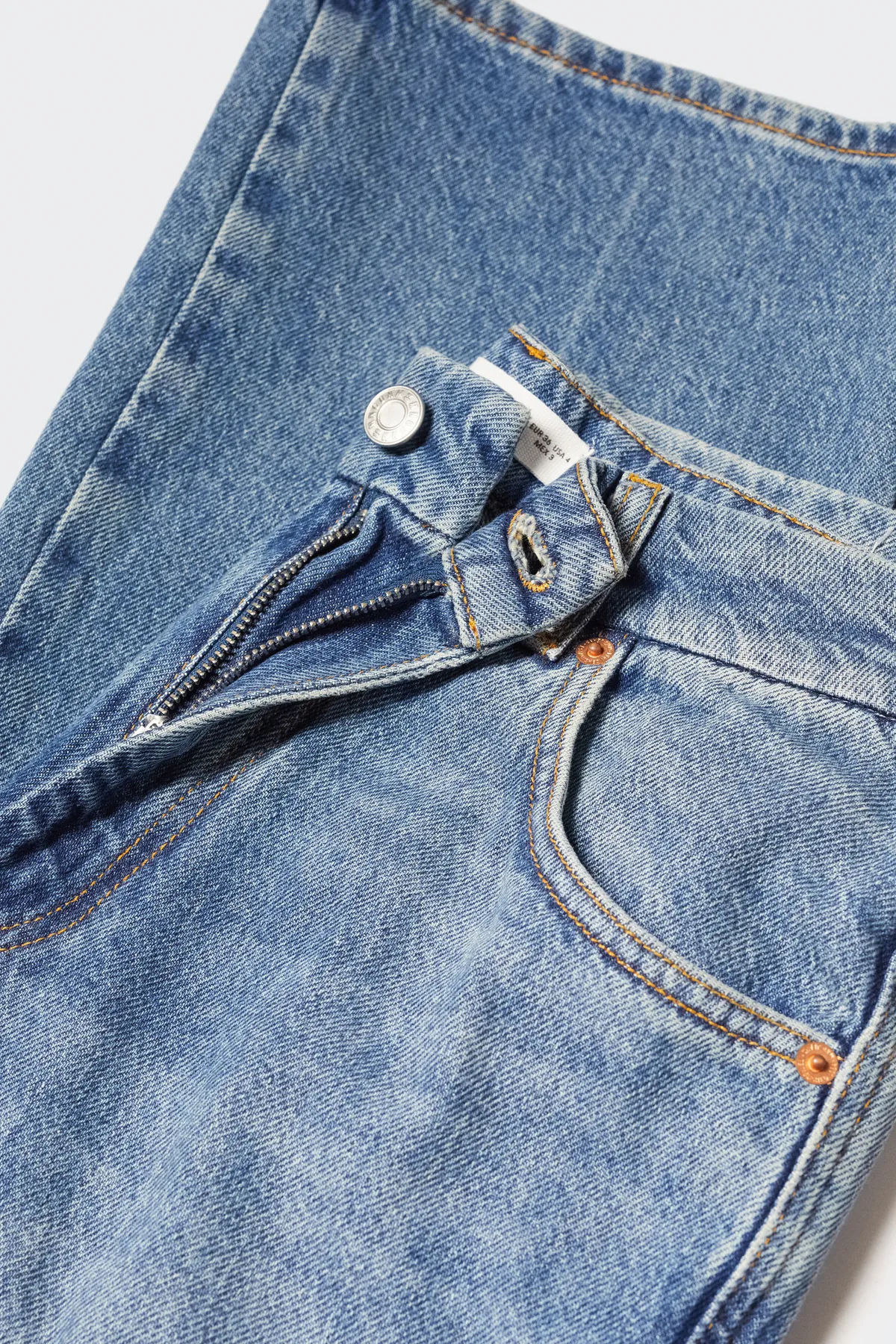 MANGO  37027765 Jeans Dunkel Vintage Blau