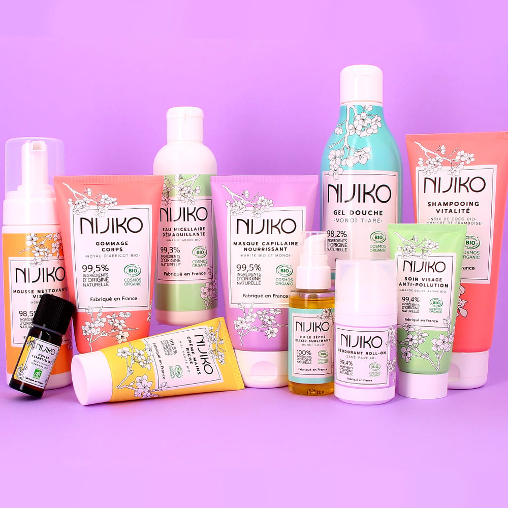 nijiko Masque Cheveux Bio Nourrissant - Monoï Karité Soin et démélant