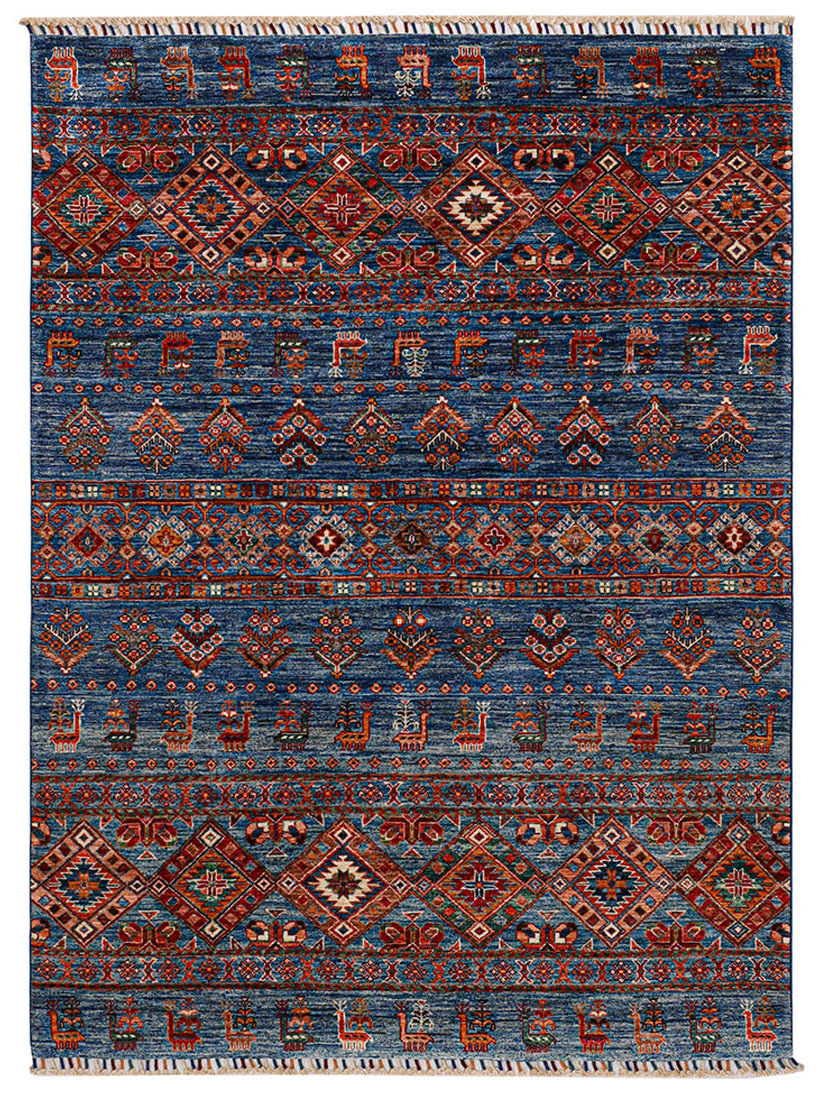 Chobi Schal ca. 148 x 195 cm, Unikat / Einzelstück